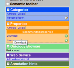Use the Data Toolbar to change property values.